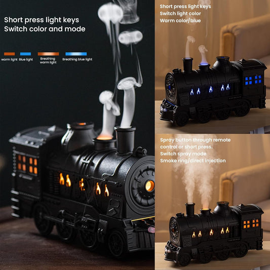 Charming and Functional: The Ultimate Guide to the 300ml Small Train Essential Oil Diffuser Humidifier with Remote Control