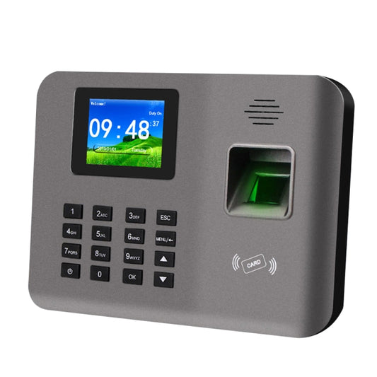 Fingerprint time attendance terminal with 2.4-inch color screen and ID card reader