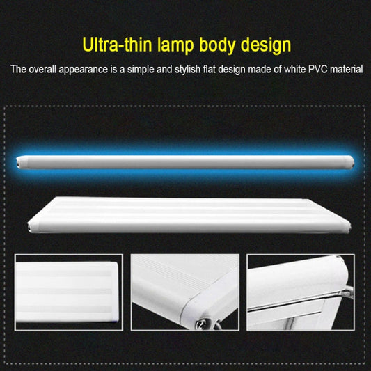 XY-15N/K Aquarium Glass Fish Tank LED Aquatic Bracket Lamp, US Plug, XY-15N/K
