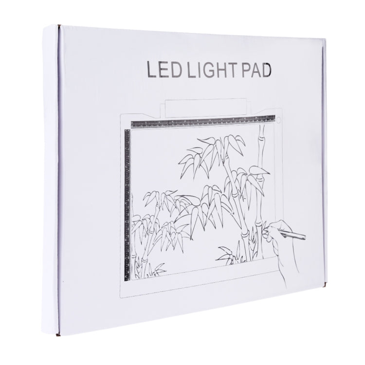 A4-19 6.5W Three Level of Brightness Dimmable A4 LED Drawing Sketchpad Light Pad with USB Cable