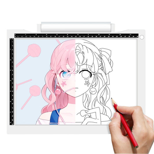 A4 LED drawing light pad with stylus and anime tracing sheet