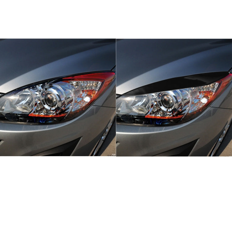 Car ABS Light Eyebrow For Mazda 3 2010-2013, For Mazda 3 2010-2013