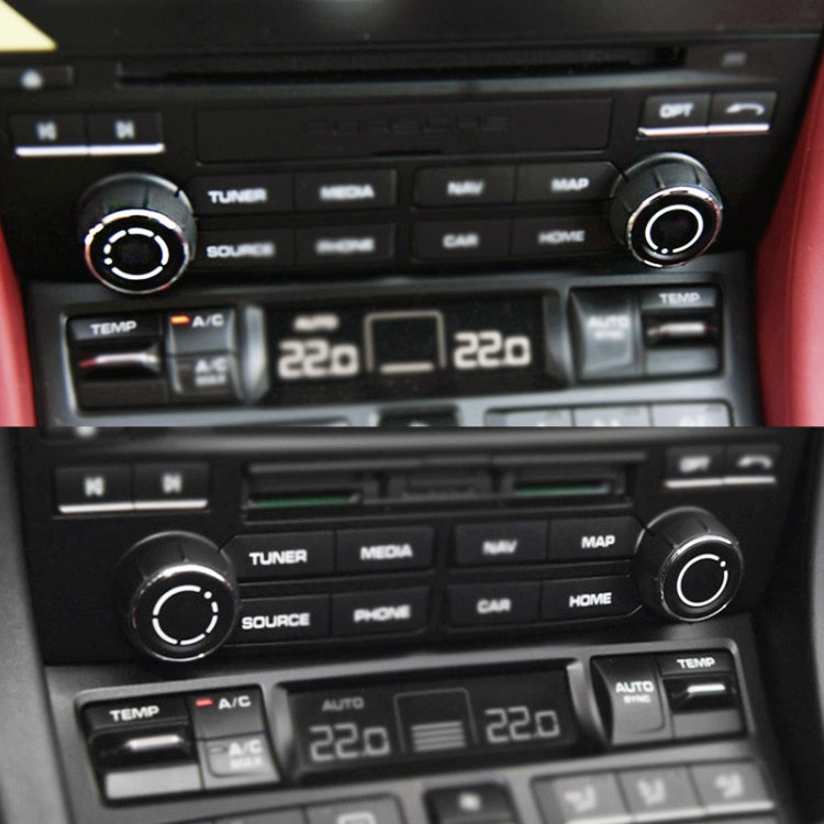 For Porsche Cayenne Car Left CD Player Volume Adjustment Knob Cover 97064292901