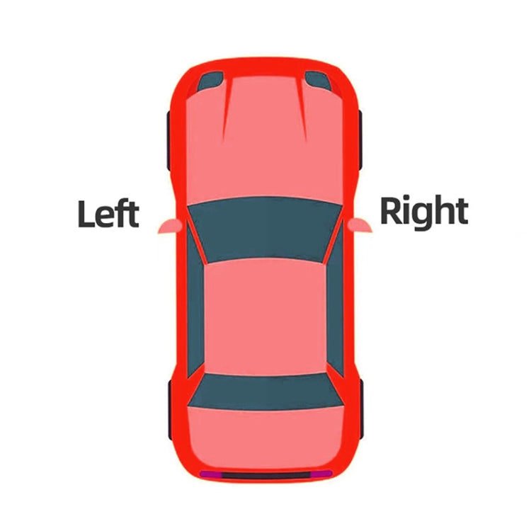 Diagram showing right side mirror location for turn signal light