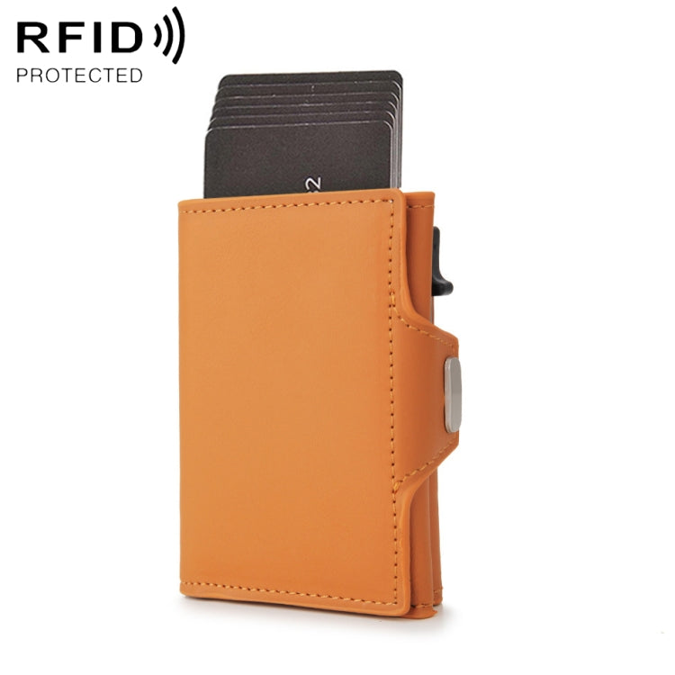 CH0727-1 RFID Carbon Fiber Zipper Multifunctional Card Package