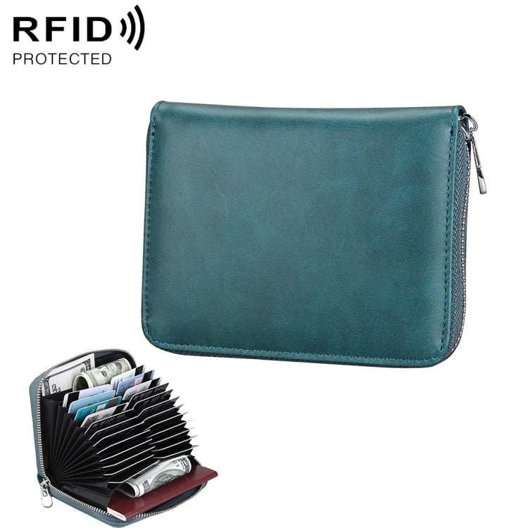 Antimagnetic RFID Multi-functional Genuine Leather Card Package