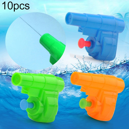 10 PCS Children Water Toys Mini Plastic Shooting Water Gun, Random Color Delivery, Shooting Toy