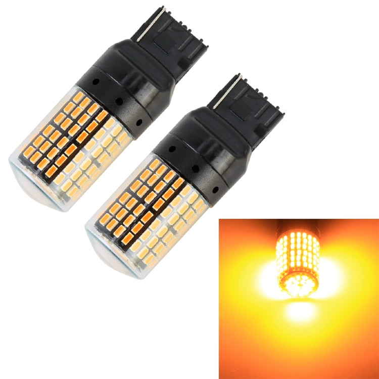 2-pack amber LED turn signal bulbs, T20/7440 base, SMD LED array