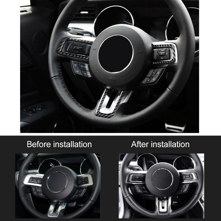 Steering wheel with installed button trim pieces on the left and right spokes