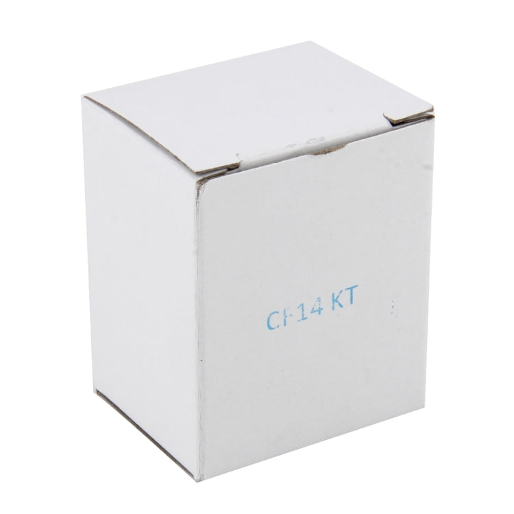 White packaging box labeled “CF14 K1” for LED turn signal flasher relay.