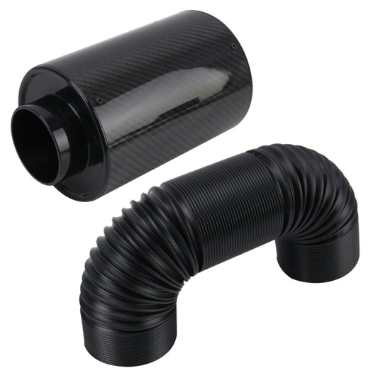 Universal Air Intakes Short Cold Racing Aluminium Air Intake Pipe Hose High Flow Cold Air Extension System Air Filter, High Flow Cold Air Filter