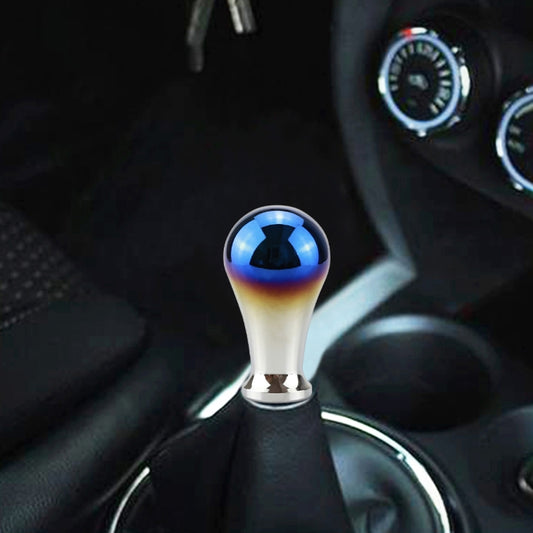 Universal Vehicle Car Blue Screwed Aluminum Alloy Gear Shifter Lever Manual Automatic Shift Knob Adapter, Shift Knob Adapter 2