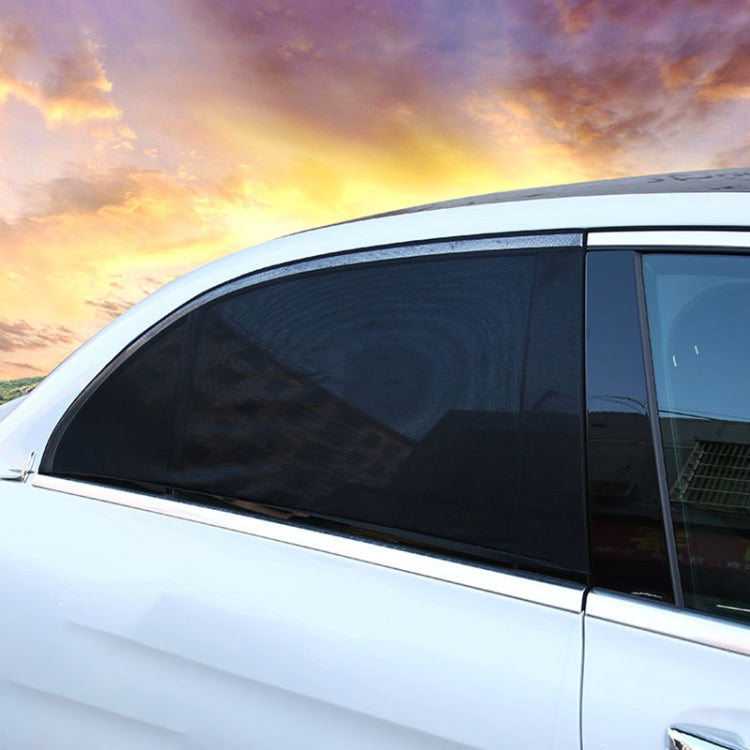 2 PCS Car Rear Window Net Yarn Sunscreen Insulation Window Sunshade Cover, Size: 113*50cm, Size: 122*70cm