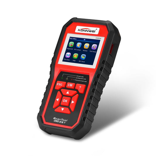 KONNWEI KW850 OBDII / CAN Car Auto Diagnostic Scan Tools Auto Scan Adapter Scan Tool Supports 8 Languages and 6 Protocols (Can Also Detect Battery and Voltage, Only Detect 12V Gasoline Car), KW850