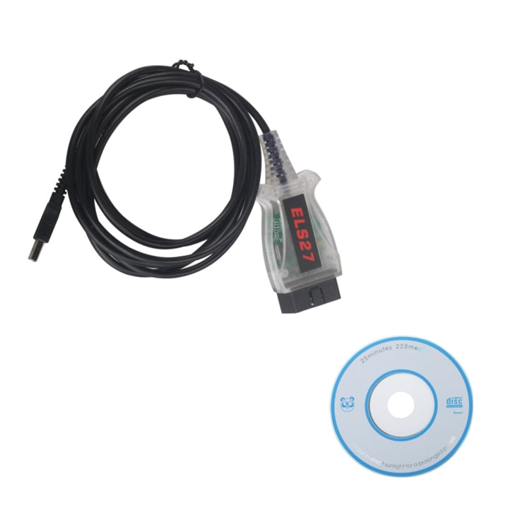 ELS27 FORScan scanner cable with USB connector and installation CD
