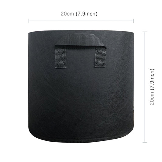 2 Gallon Planting Grow Bag Thickened Non-woven Aeration Fabric Pot Container with Handle, 2 Gallon