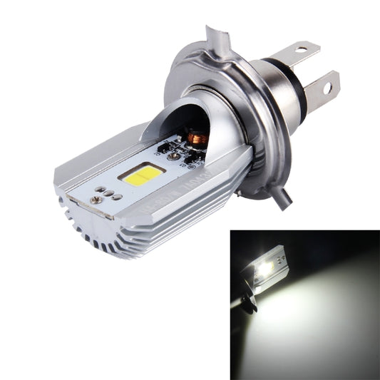 H4 12W 800lm 6000K COB LEDs Motorcycle Headlight Lamp, DC 6-80V, 12W 800LM