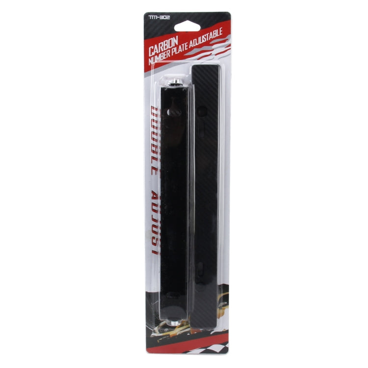 Blister-packaged adjustable carbon number plate frame holder, TM-302