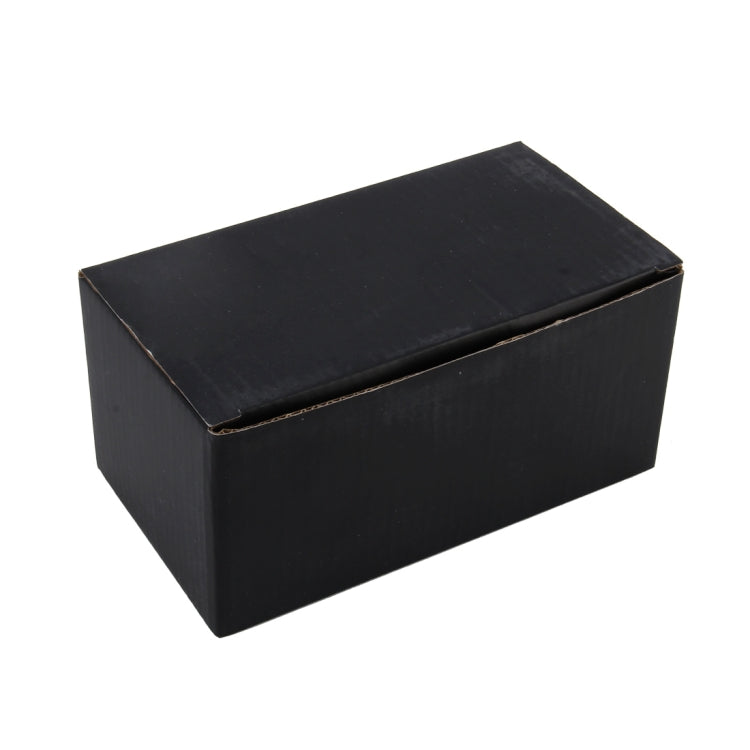 Black product shipping box for oil filter adapter kit