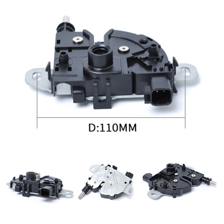 Bonnet hood lock latch catch block with D:110mm size marking