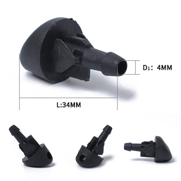 2 PCS Windshield Washer Wiper Jet Water Spray Nozzle 7700413545 for Renault Clio 2005-2014, For Renault Clio 2005-2014