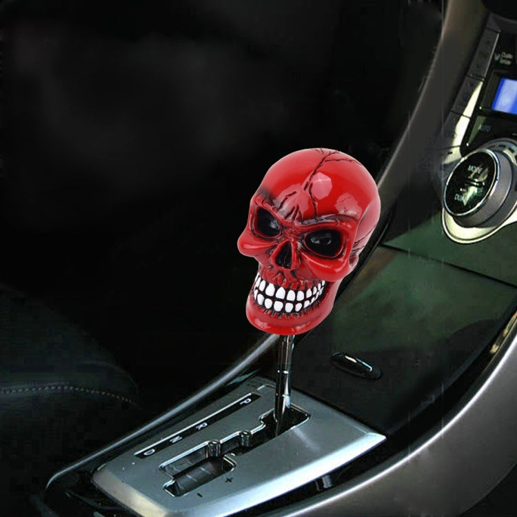 Universal Skull Head Shape ABS Manual or Automatic Gear Shift Knob with Three Rubber Covers Fit for All Car, Skull Head Shape 3, Skull Head Shape 1, Skull Head Shape 2