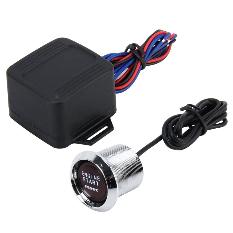 One-button Start Starter Switch with Illumination Engine Start Pivot Illumination Starter with Lighting, With Blue Lighting, With Red Lighting