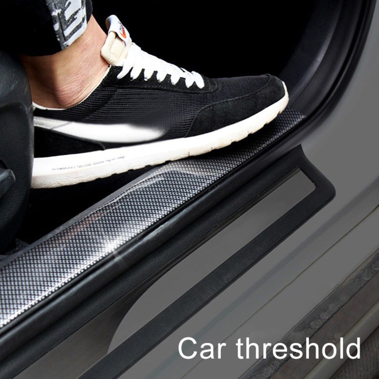 Universal Car Door Threshold Decoration Strip Decorative Sticker, Size : 3CM x 3M, Size : 3CM x 3M(Black)