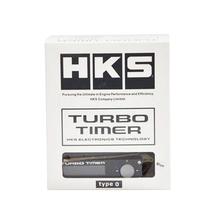 Turbo timer type 0 product box with HKS logo and window showing control unit.