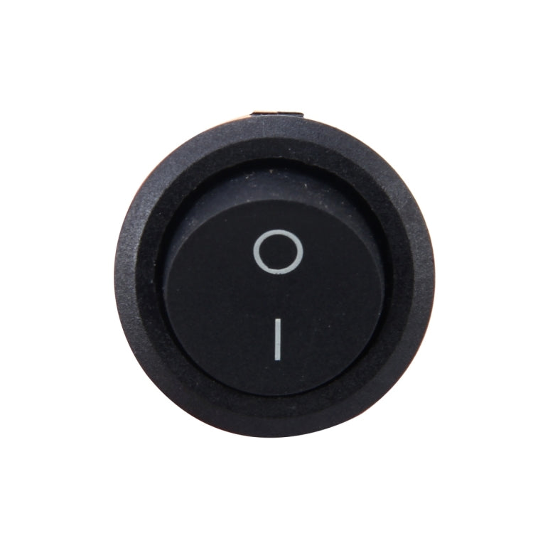 10 PCS Car Auto Universal DIY 3 Pin Round Cap OFF- ON Push Button, 3 Pin
