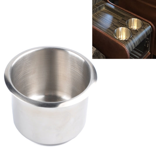 Stainless Steel Drop-in Cup Holder Table Drink Holder for RV Car Truck Camper, Size: 6.8 x 5.6cm, Size: 6.8 x 5.6cm
