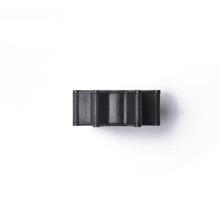 Outboard water pump impeller blade ring, black plastic side view