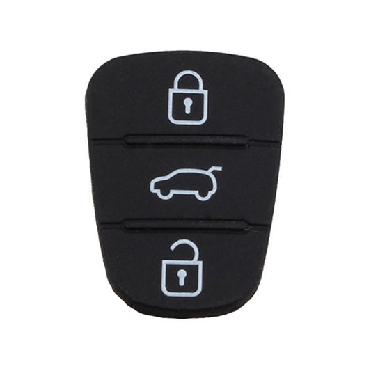 Replacement 3 Buttons Silicone Pad for Hyundai / Kia Car Key Shell, without Battery, For Hyundai / Kia 3 Buttons