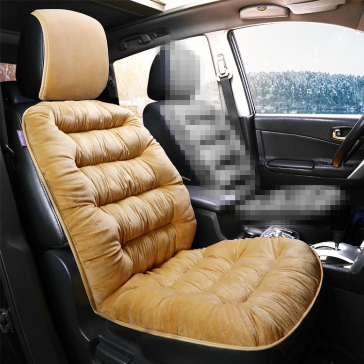 Car Thick Plush Seat Cushion Warmer Cover Winter Seat Mat
