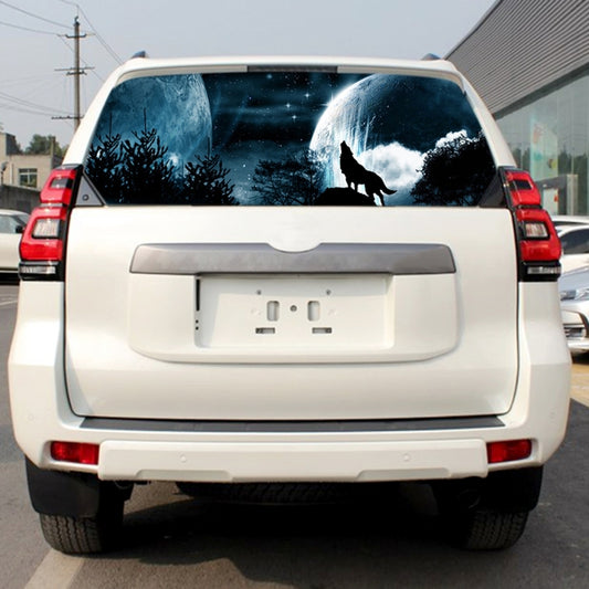Wolverine Pattern Horror Series Car Rear Window Decorative Sticker, Size: 147 x 46cm, Size: 147 x 46cm (Wolverine)
