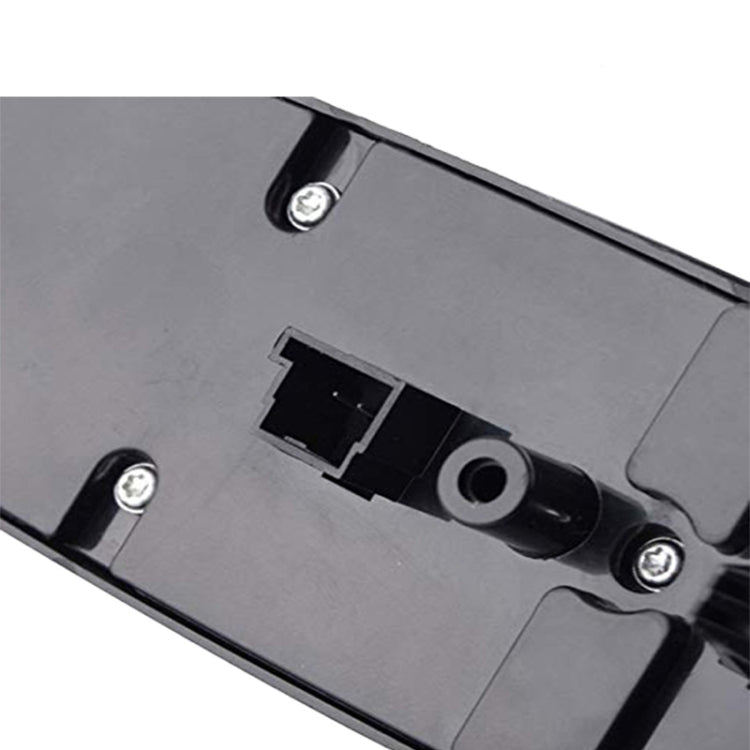 Black switch rear cover with screw holes and connector socket opening