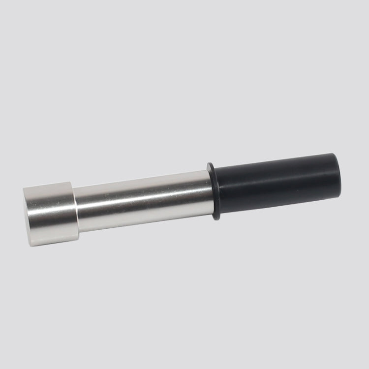 Metal-and-black door hinge bushing replacement sleeve with pressed plastic collar