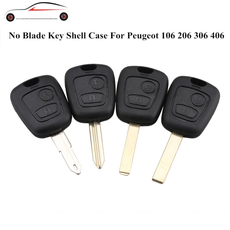 Black remote key fob case shells with key blades; shown as multiple cases