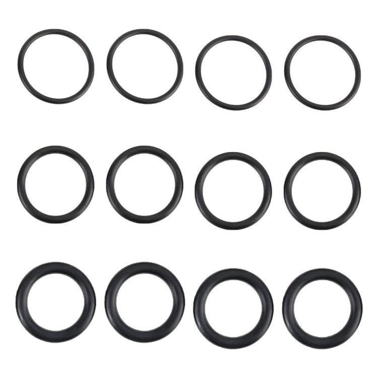 Set of black rubber O-rings/seals for coilover shock absorber components