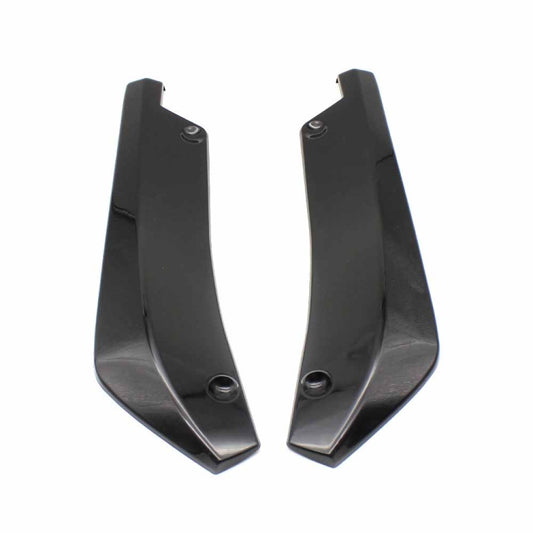 XH-6134 Black Car Universal Modified Rear Spoiler Anti-collision Protector Bar Strip Guard Sticker, Black