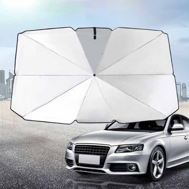 Car Retractable Sunshade Sunscreen Heat Insulation Front Windshield Sunshade, Large Size, Large Size