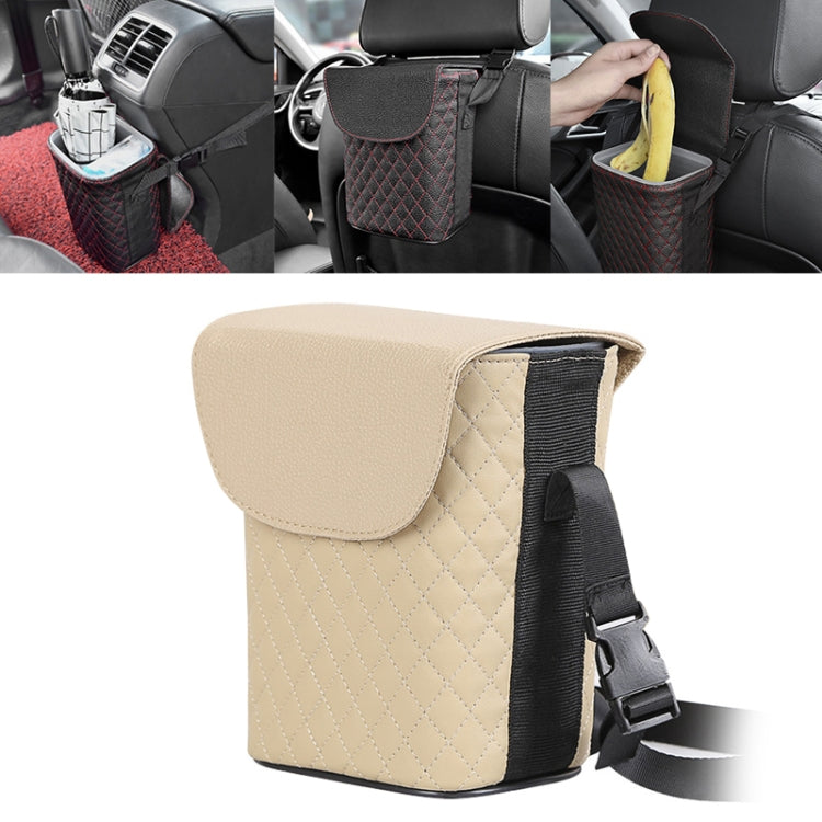 Car Back Seat Hook Garbage Can Car Storage Box