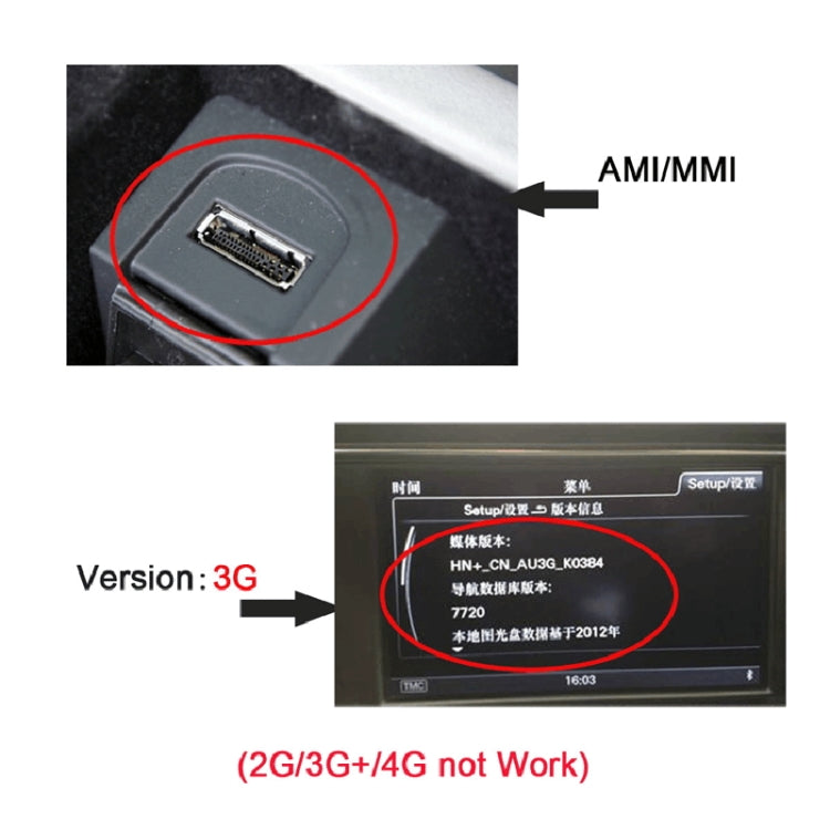 AMI/MMI connector compatibility diagram for car USB-C cable