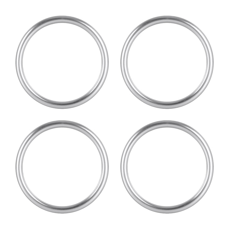 4 PCS / Set Air Conditioning Vent Metal Decorative Ring for Audi A1, For Audi A1