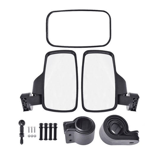 Universal For All-terrain Vehicles Central Rearview Mirror Side Mirror Combination Set For UTV / ATV, Side Mirror Combination Set