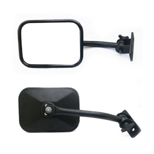 SF-JP-003 Pair Car Side Door Rearview Mirror Adjustable Shape Angle Lens Blind Spot Exterior Mirror for Jeep Wrangler, SF-JP-003