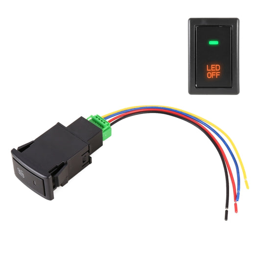 TS-17 Car Fog Light On-Off Button Switch with Cable for Suzuki, For Suzuki