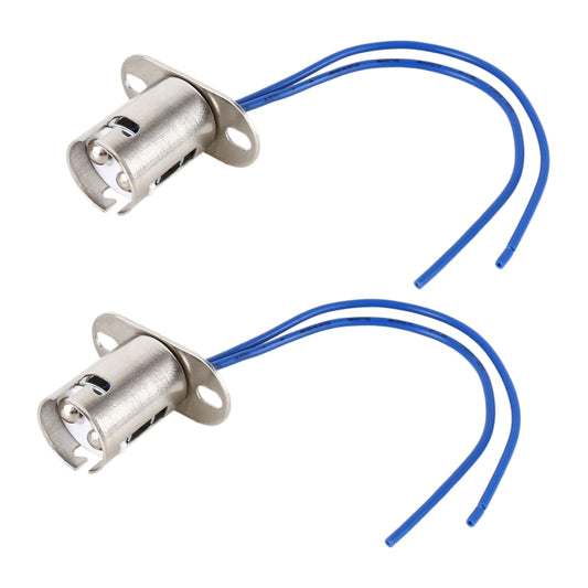 1 Pair Car 1157 Bulb Holder Base Female Socket with Cable, 1157