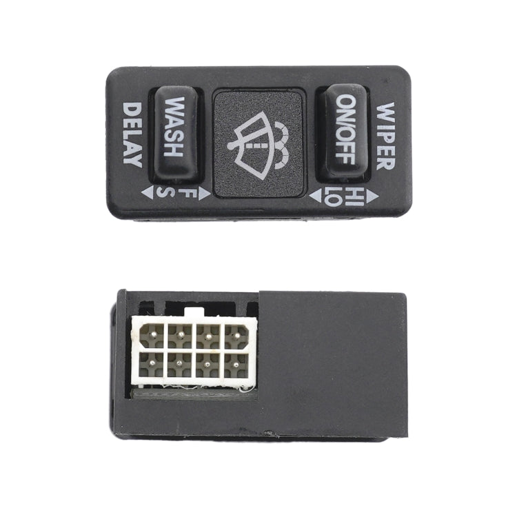 Car wiper controller switch top panel with WIPER, WASH, DELAY and ON/OFF labels
