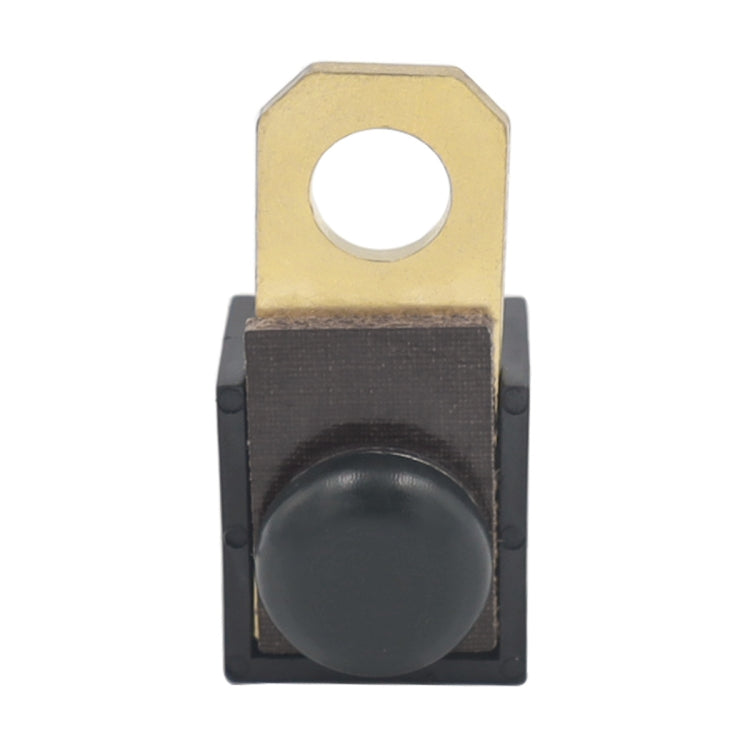 Fuse assembly with brass screw plate and black cap-insulator housing